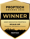 Proptech Awards 2022 Badge_Winner_Scale-Up_Ownership, Affordability & Finance